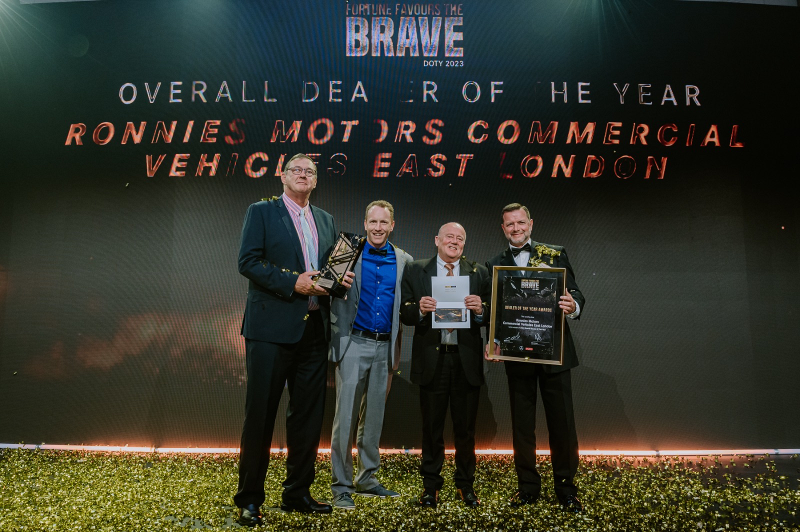 Ronnies Motors Commercial Vehicles East London awarded Daimler Truck Southern Group of Companies’ 2023 Overall Dealer of the Year.